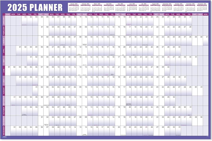 amazon-com-2025-yearly-wall-calendar-wall-calendar-2025-jan-2025-dec-2025-yearly-wall-calendar-2025-34-6-x-23-11-open-round-stickers-purple-office-products