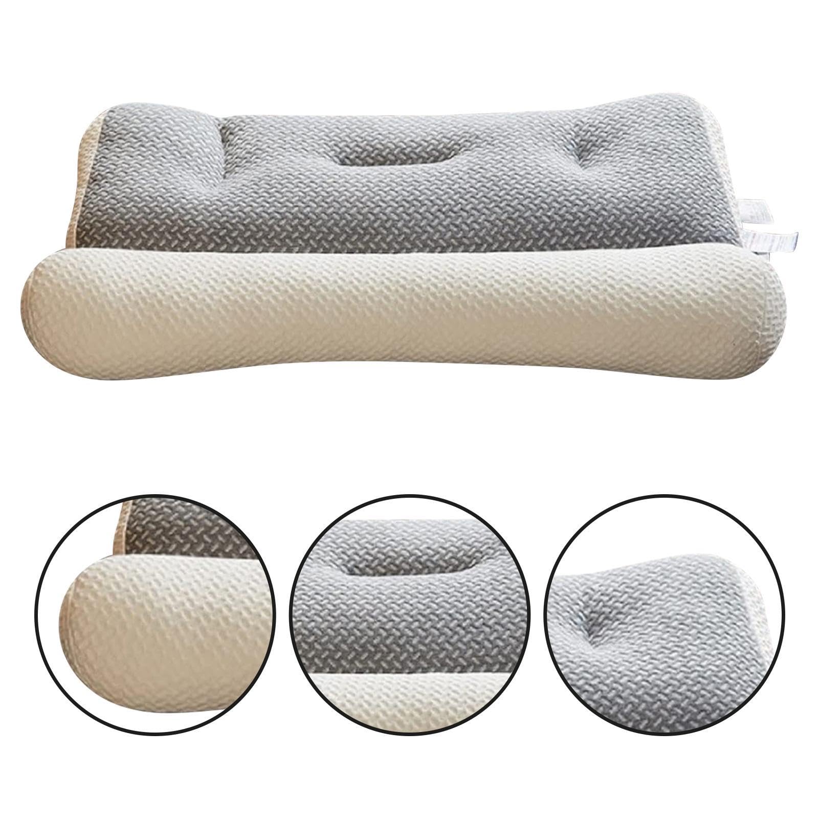 Generico Cuscino Proease per il sonno - Cuscino ortopedico per trazione del collo, Cuscino per apnea notturna, Cuscino cervicale Proease, Cuscino ergonomico per collo e spalle