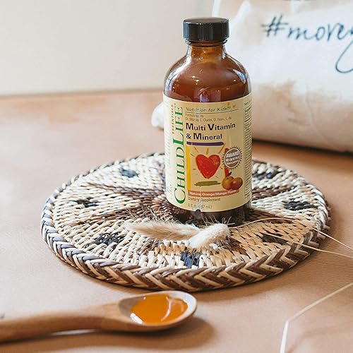 Vista 5 de ChildLife Essentials, Suplemento líquido multivitamínico y mineral para niños, vitaminas líquidas para niños, totalmente naturales, sin gluten, sin