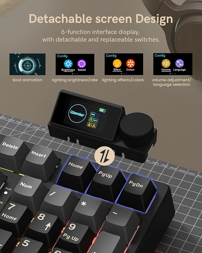 Teclado mecánico inalámbrico M98 Keymatic USB-C miniatura 3