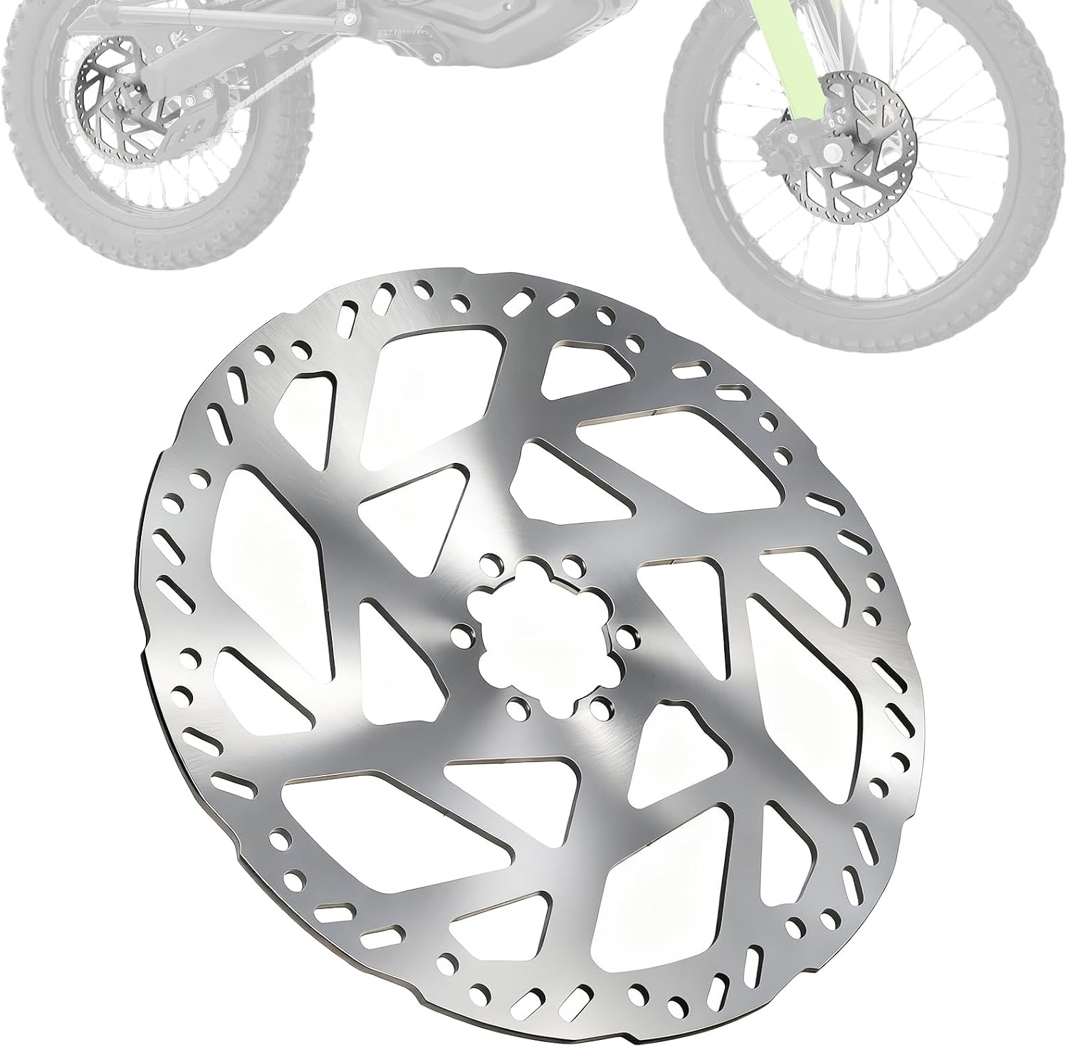 Electric Dirt Bike Brake Disc Rotor Stainless Steel for for 72V Rawrr Mantis Ebike