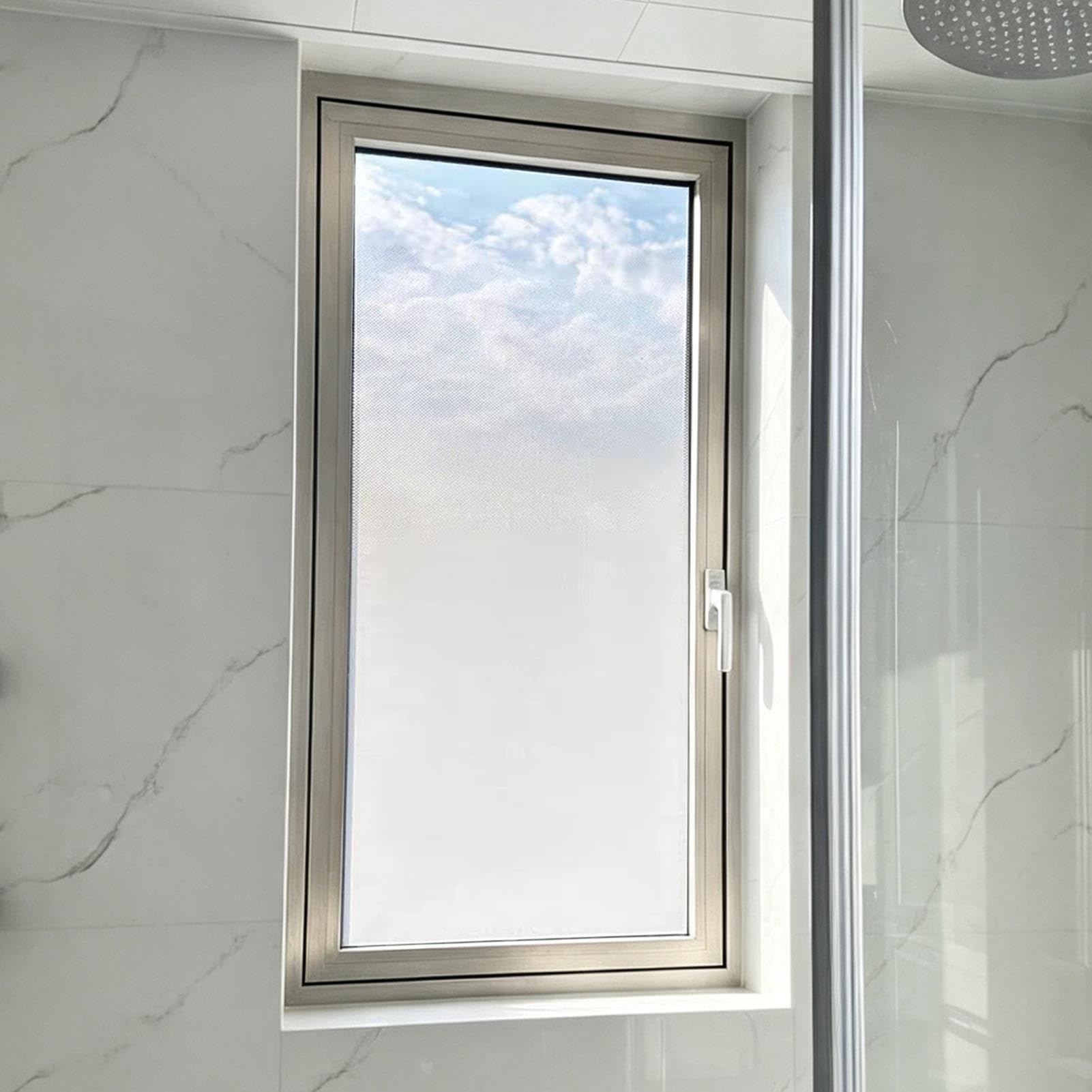 Vinilo Ventana Privacidad Lámina Estrecha para Ventanas, para Privacidad | Lámina de Vidrio con Degradado de Puntos Unidireccional para El Hogar, Adhesivos Esmerilados con Efecto Degradado 30-200 cm