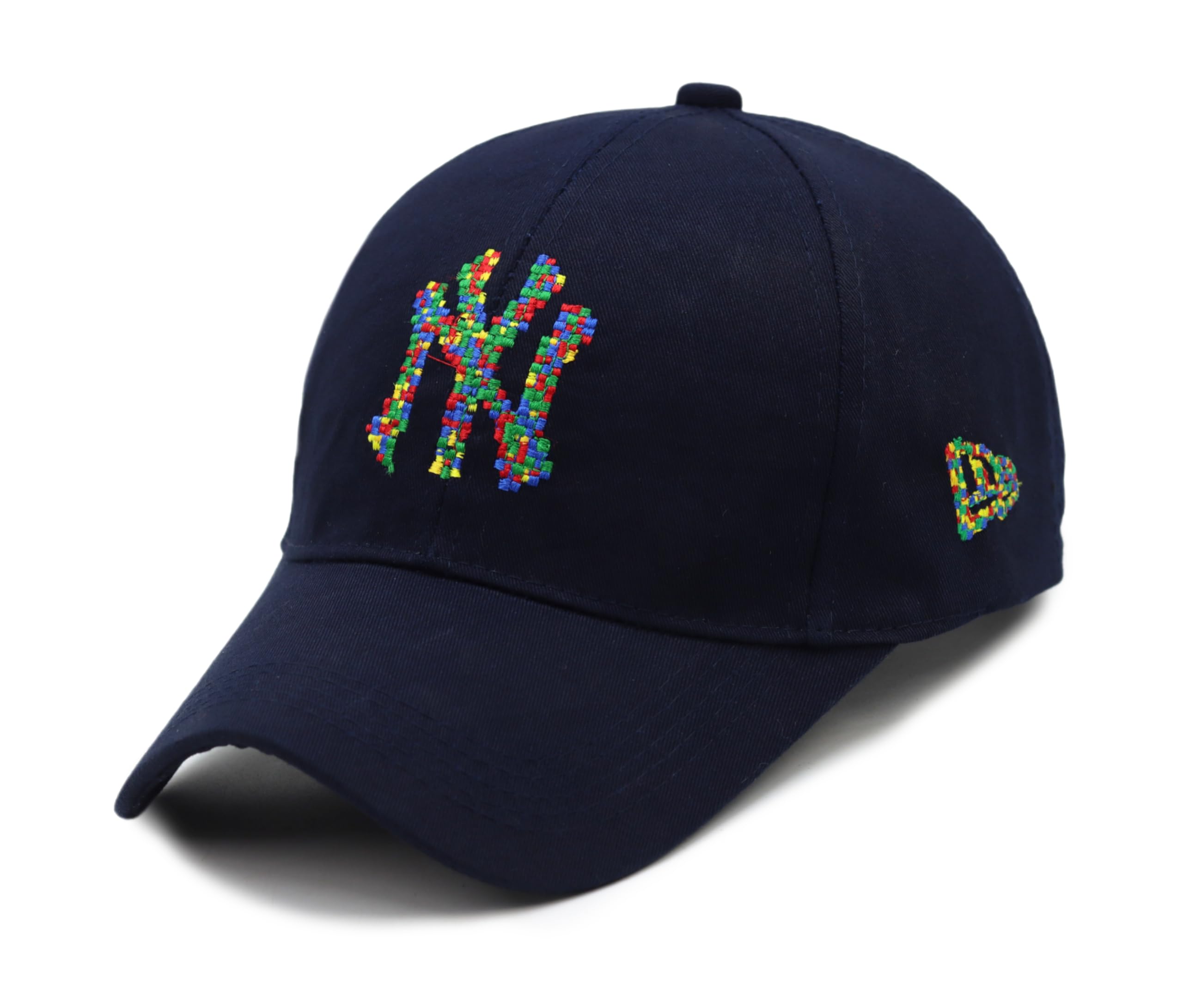 X-LENTLatest Embroidered Baseball Sports Caps (Blue & Blue)