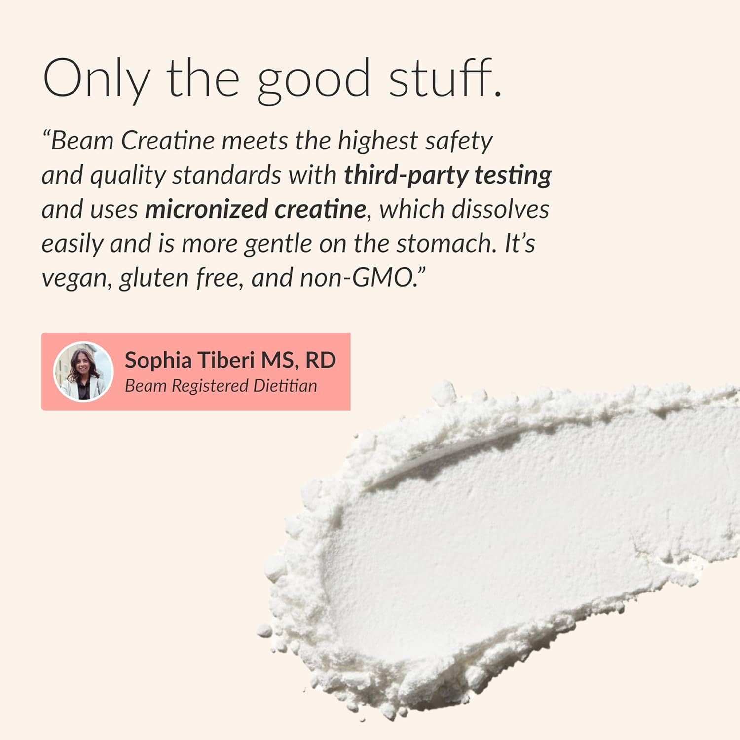 Beam Creatine Monohydrate Powder – 5g Micronized Creatine Monohydrate, Flavored Creatine for Women & Men, Muscle Strength, Growth & Cognitive Support, Raspberry Lemon Flavor, 30 Servings