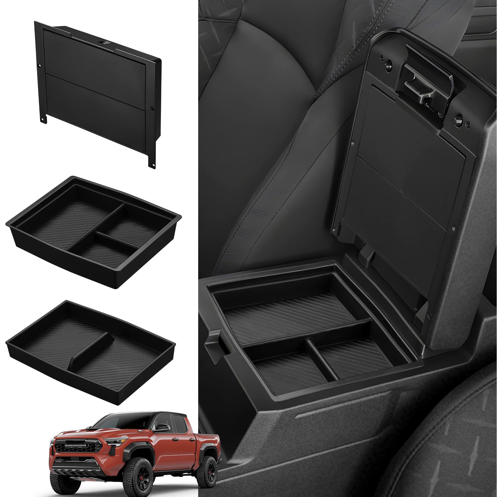 Amazon.com: Ecarzo 3PCS Center Console Organizer for 2024 2025