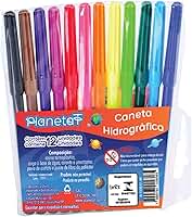 Caneta Hidrográfica, Planeta T, Estojo com 12 Cores