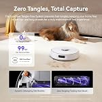 NARWAL Freo X10 Pro Robot Vacuum and Mop Combo, 11,000Pa Suction,DualFlow Tangle-Free System, MopExtend Edge Cleaning, Self-Emptying, Auto Mop Wash & Dry, for Pet Hair & Hard Floors,White