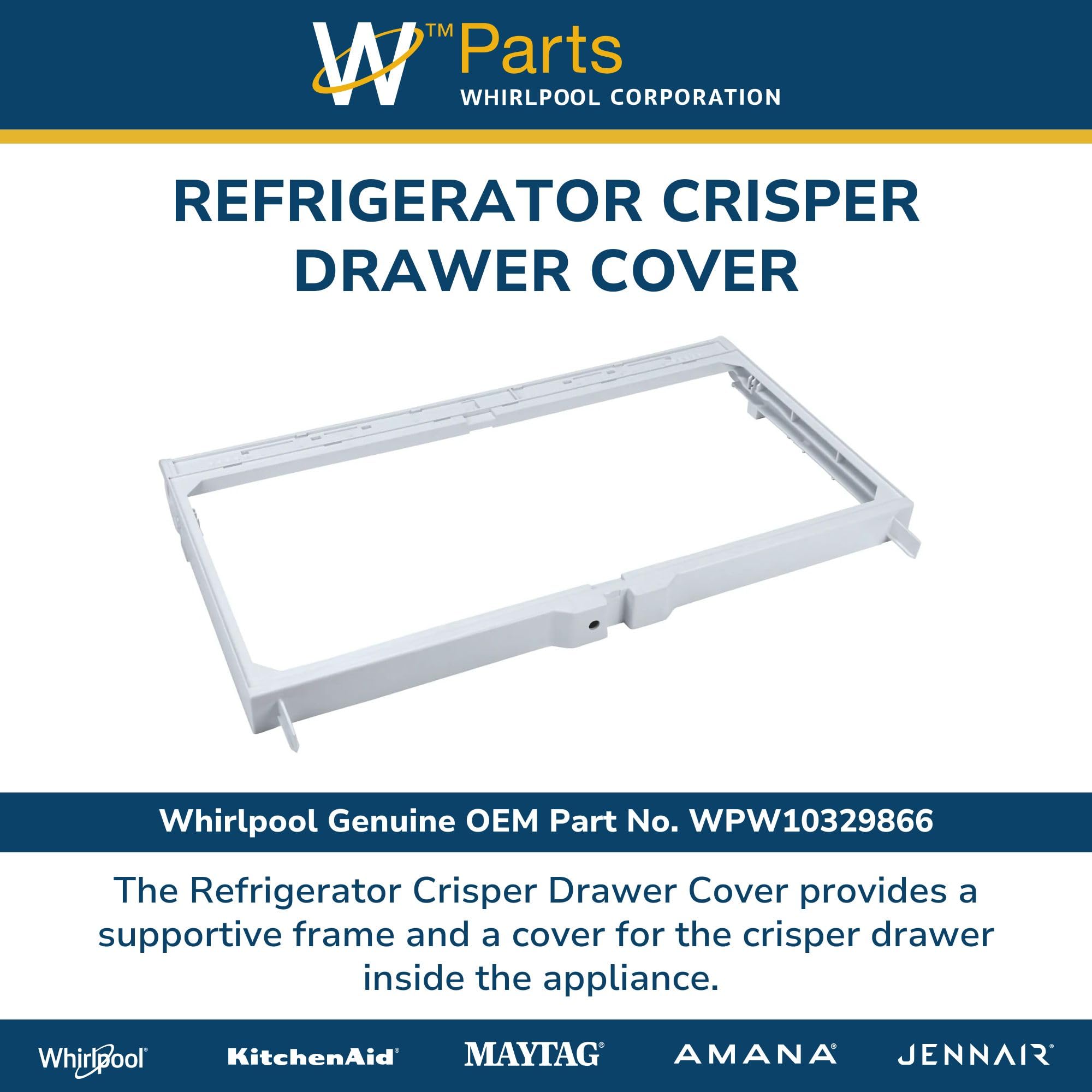 Amazon.com: Whirlpool WPW10329866 W11665968 OEM Refrigerator