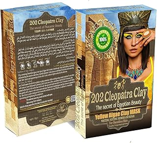 202 كليوباترا كلاي الاصفر بالطحالب لنوع البشرة حساسة من كليوبترا مسحوق، من 202 كليوبترا كلاي