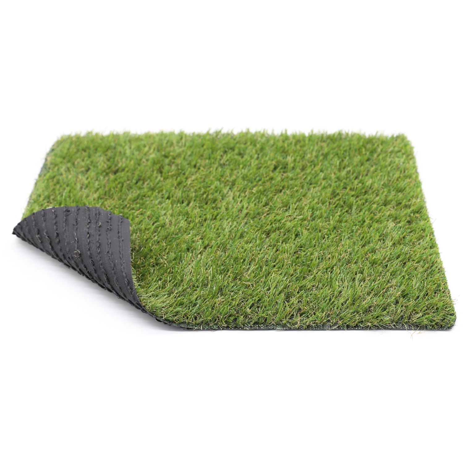 BONERVA Césped Artificial BOLONIA 18 mm en Rollo, Aspecto Natural Realista, 4 Colores, Hilo en C, Protección UV, Drenaje Rápido, para Terraza, Balcón, Jardín y Exterior Decorativo (2x4 Metros)