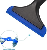Vista 3 de Gomake Pequeña escobilla de goma de silicona para ventana, escobilla de agua automática para parabrisas de automóvil, ventana, espejo, puerta