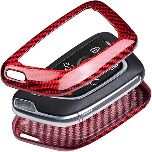 Miniatura 5 de Funda de fibra de carbono real para llavero compatible con Chevrolet Corvette C8 2020 2021 2022 2023 2024 2025, funda para llavero remoto para