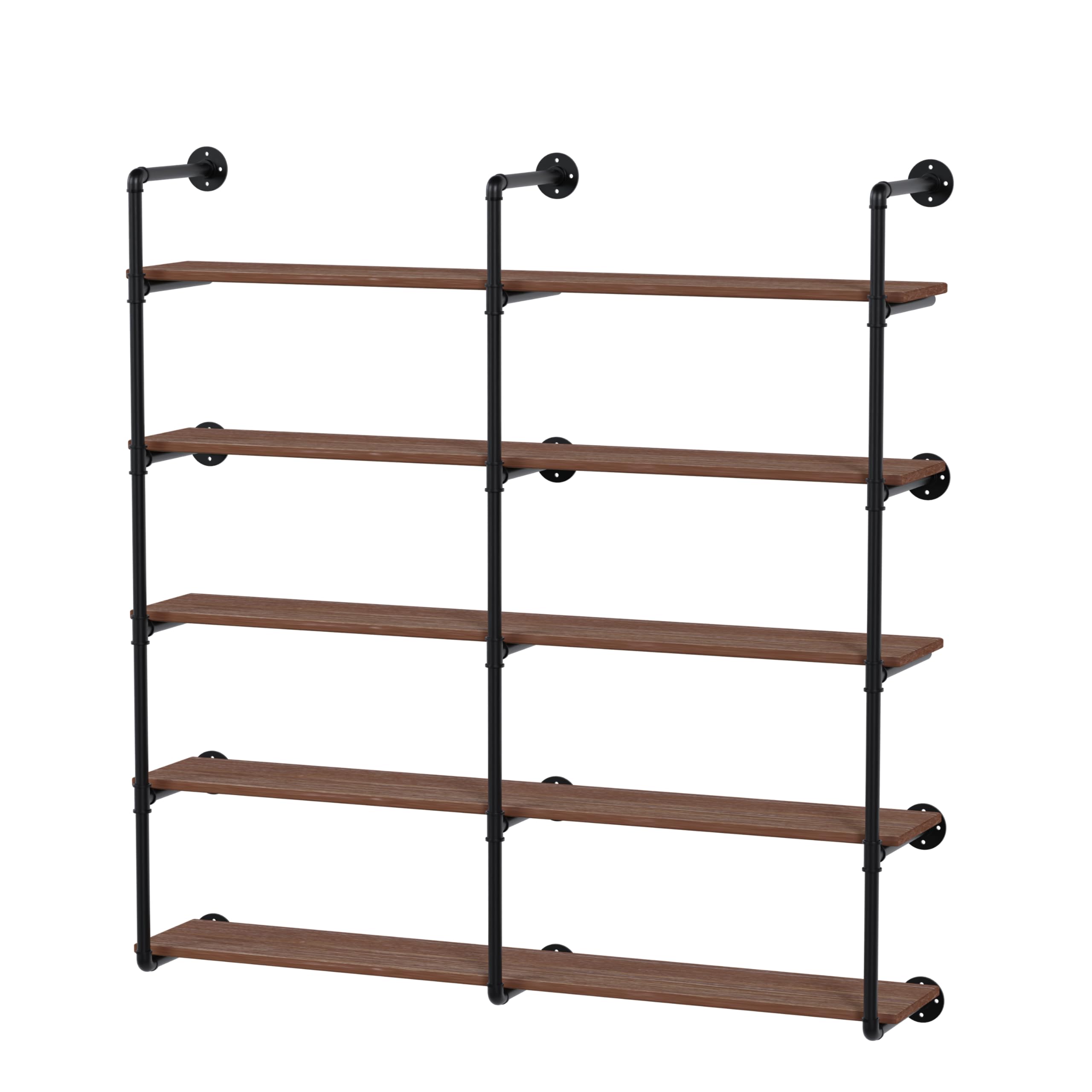 Amazon.com: ONOTETUT Industrial Pipe Shelf 5 Tier,60 inch