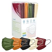 Vista 16 de FriCARE Mascarillas faciales desechables para adultos, 4 capas ASTM Nivel 3, protección contra alergias, envueltas individualmente, paquete de 100