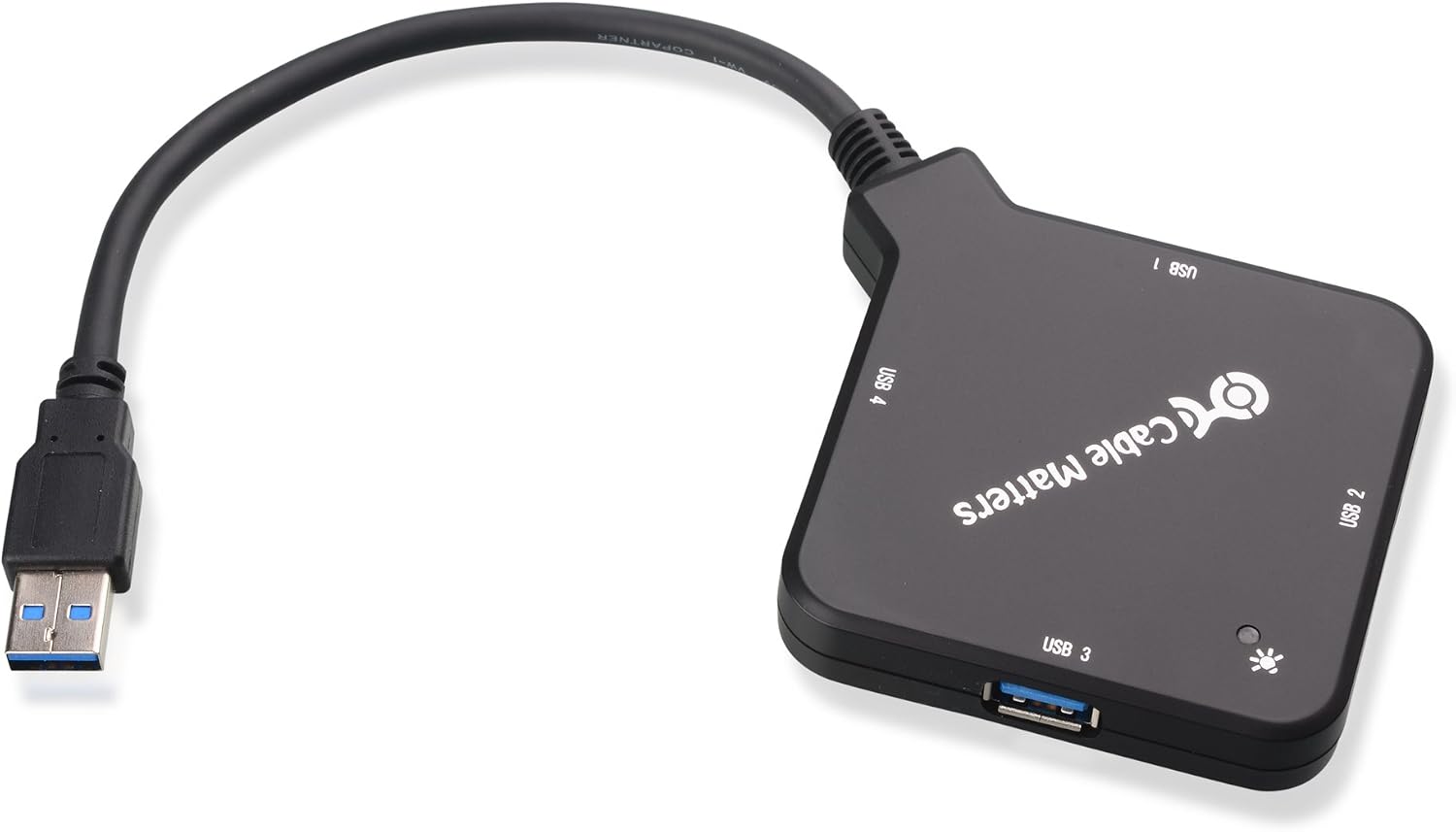 Cable Matters 4 Port USB Hub (USB 3.0 Hub, USB 3 Hub)