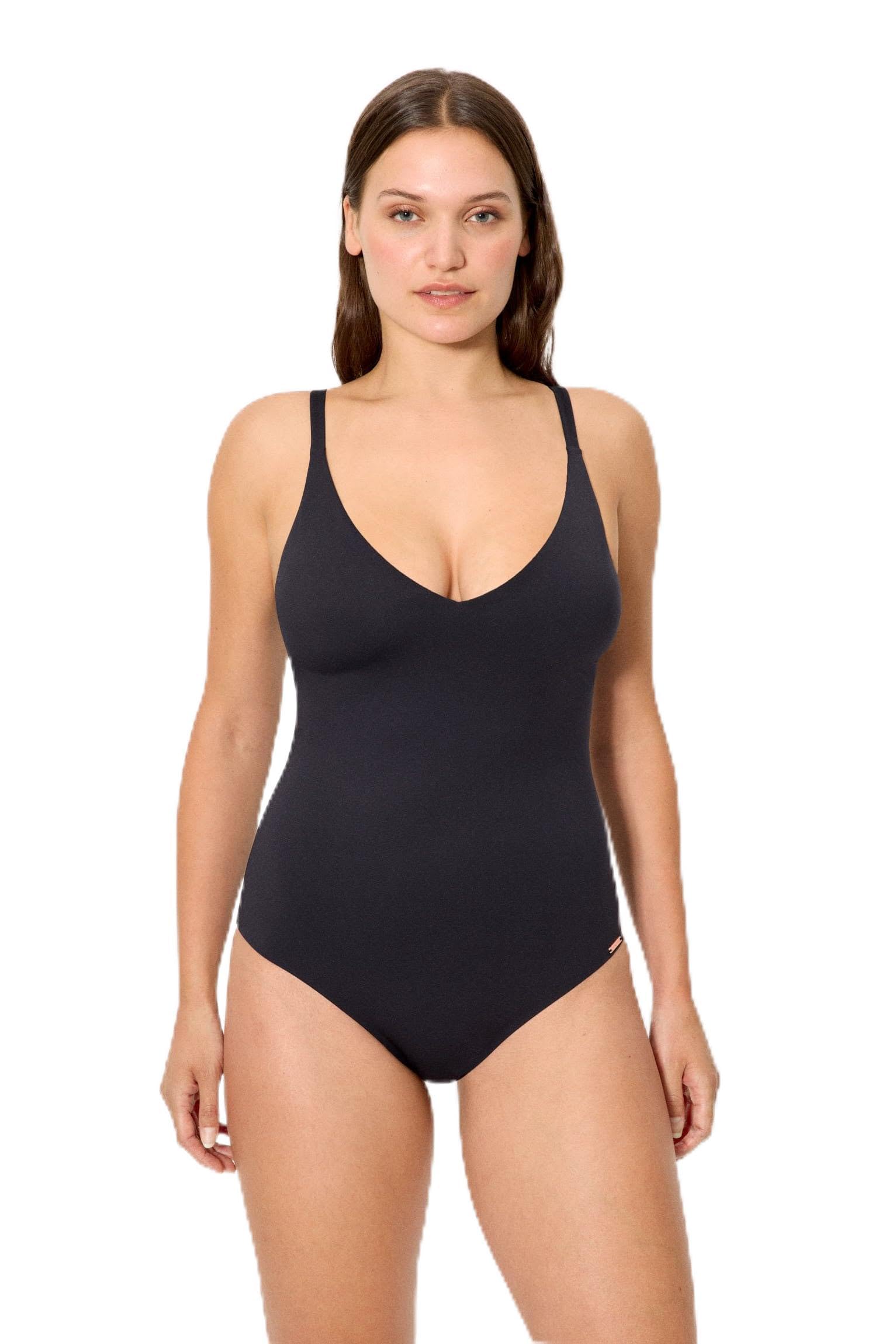 YSABEL MORA Bañador Reductor Compressive Copa C. Bañadores Compressive. Efecto Vientre Plano. Relleno Extraíble Y Acabados Láser para Mejor Ajuste .Colección Hibiscus.