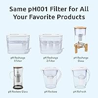 Vista 6 de Invigorated Water PH001 - Filtro de agua alcalino blanco - Filtros de repuesto para todos los sistemas de filtración de jarra y dispensador de agua