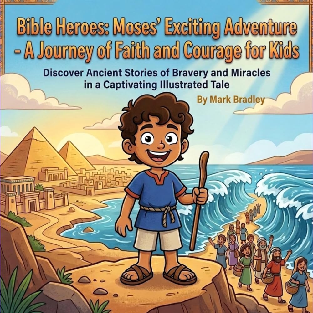 Bible Heroes: Moses' Exciting Adventure - A Journey of Faith and Courage for Kids: Discover Ancient Stories of Bravery and Miracles in a Captivating Illustrated Tale