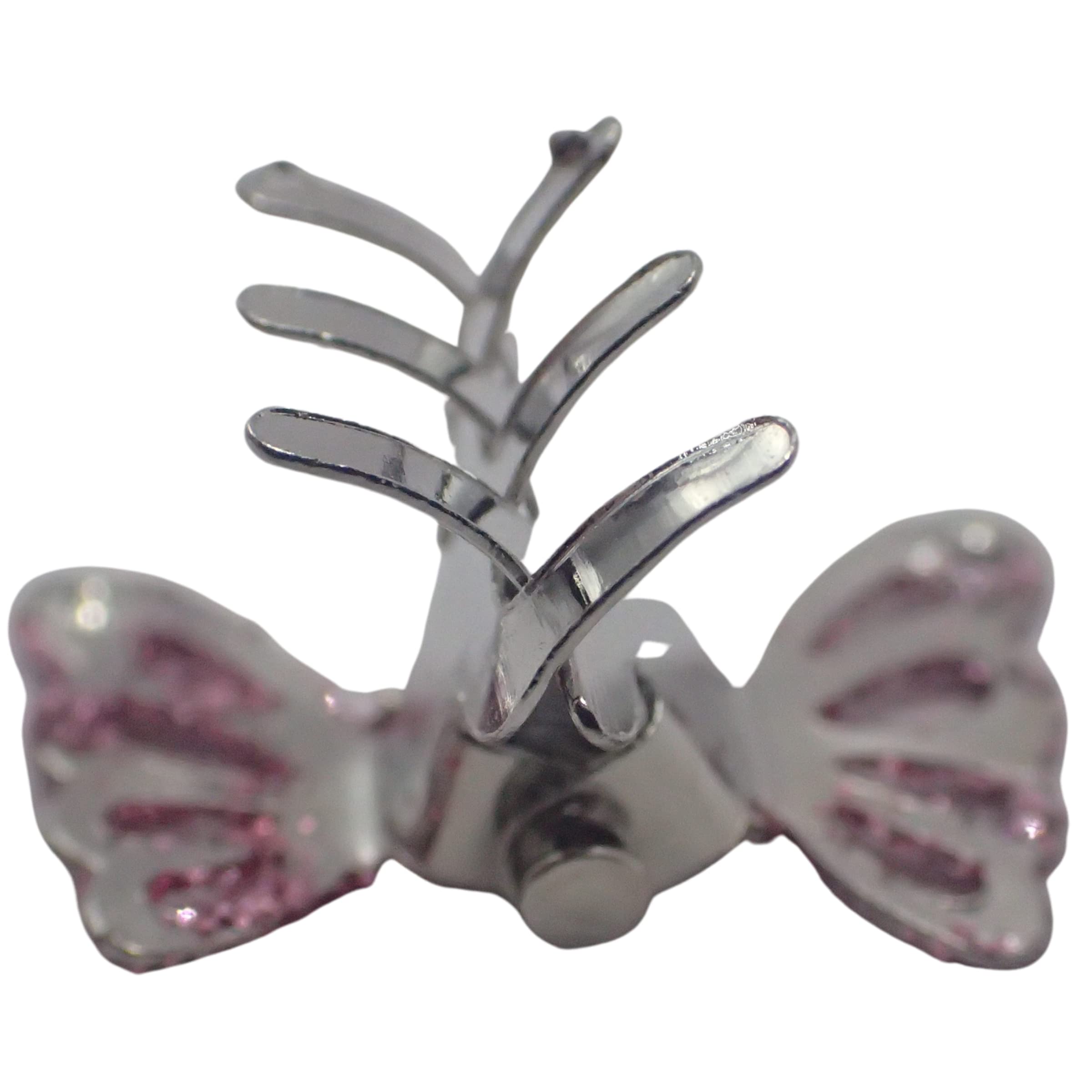 Topkids Accessories 6pc Mini Butterfly Hair Clips for Women and Girls Claw Clips, Hair Clips for Styling Hair Claw Clip - Image 4