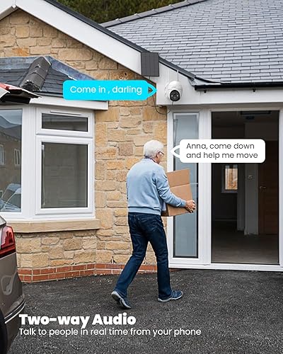 Miniatura 9 de ieGeek Cámara de seguridad 2K al aire libre, cámara inalámbrica WiFi 360  PTZ