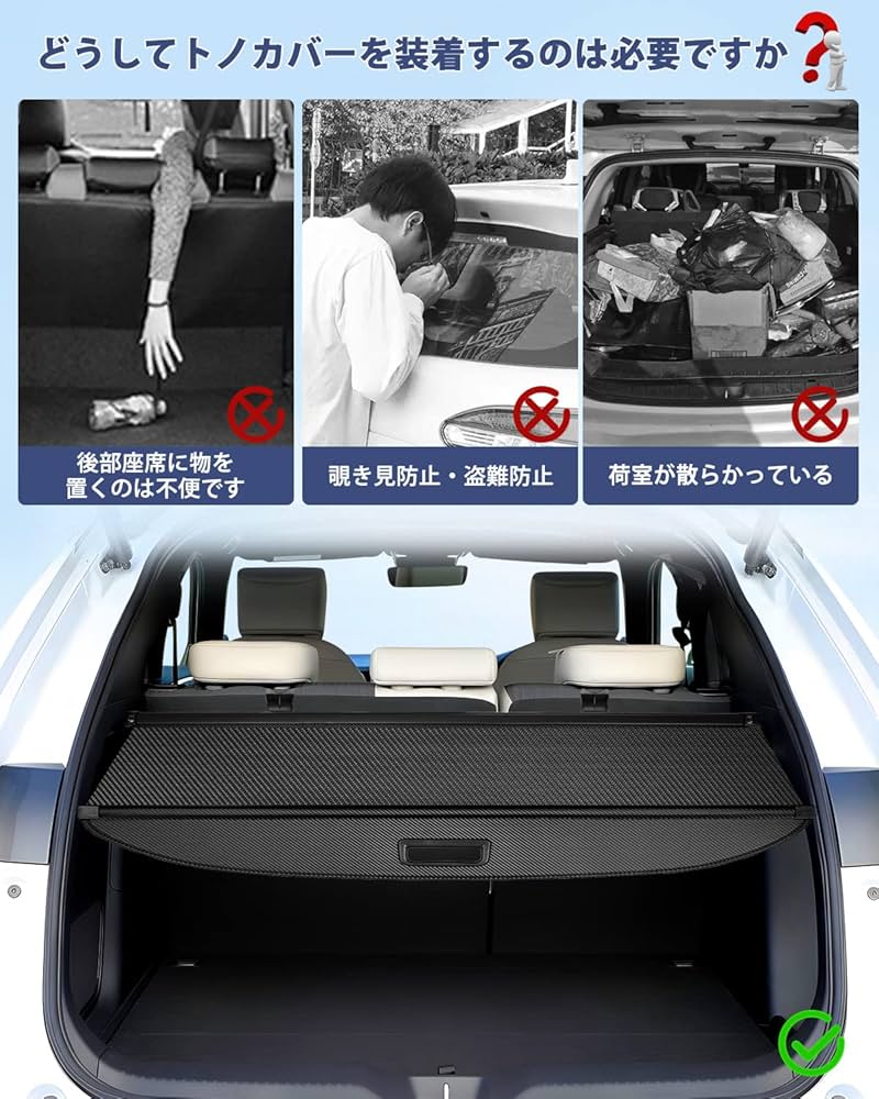 Amazon.co.jp: Mixsuper ホンダ 新型ヴェゼル RV系 トノカバー