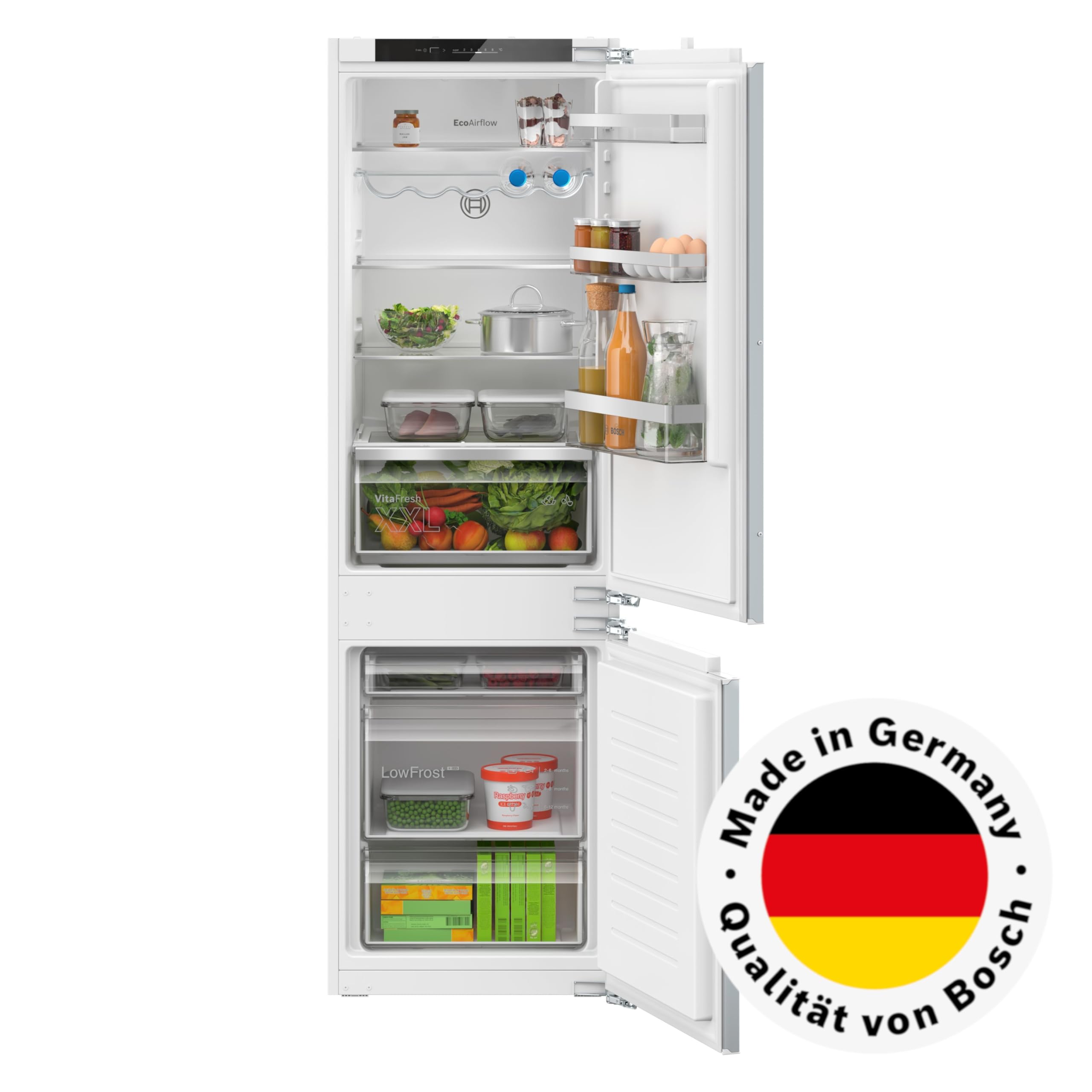 Bosch Einbaukühlgefrierkombination Serie 4 KIV86VFE1 – Bild 2