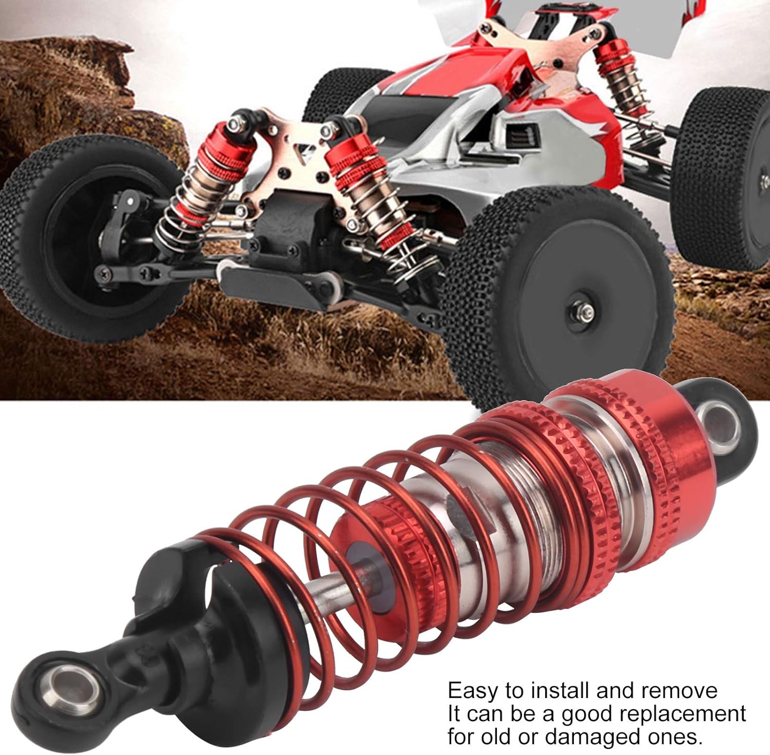 RC Car Shock Absorber Front Shock Struts Damper for WLToys 124018 1/12 RC Car Rc Car Model Accessory