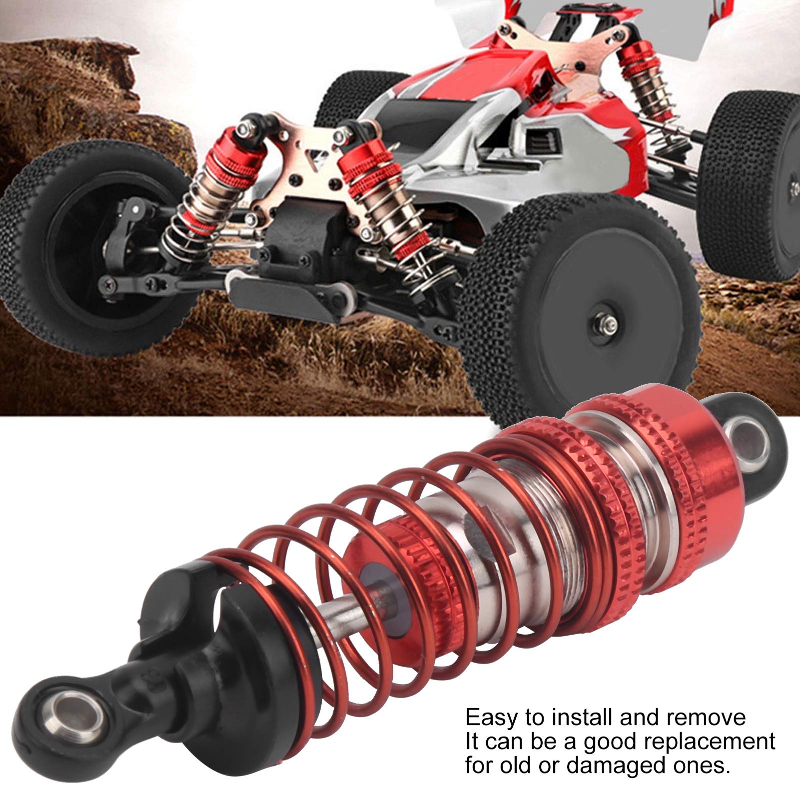Amortiguador Delantero De Aleación Para Coche RC WLToys 1248 1/12, Ajustable Y Resistente