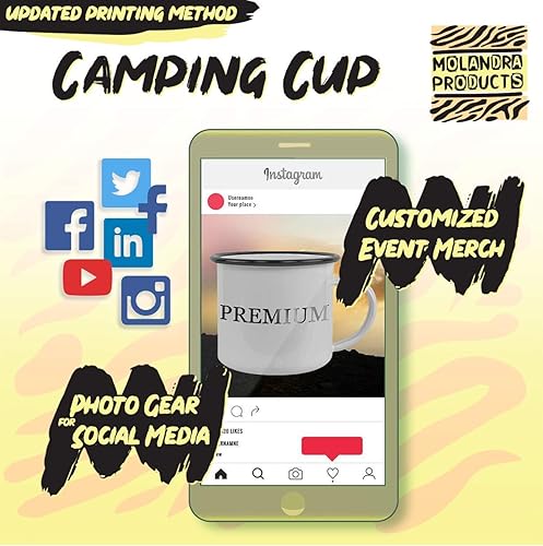 Miniatura 4 de Molandra Products got ramekin - 12oz Camping Mug Stainless Steel, Black