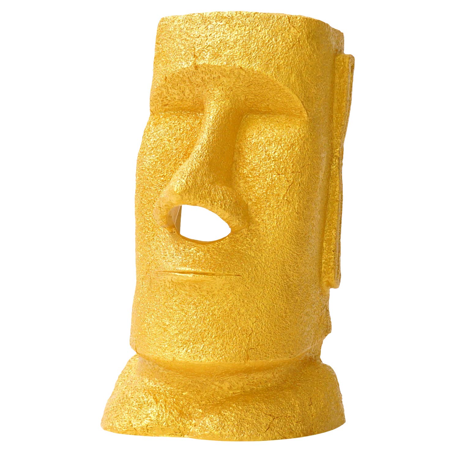 Rotary Hero RH-430 Tissue Case, Tissue Stand, Big Moai Gold, Height 12.6 inches (32 cm)