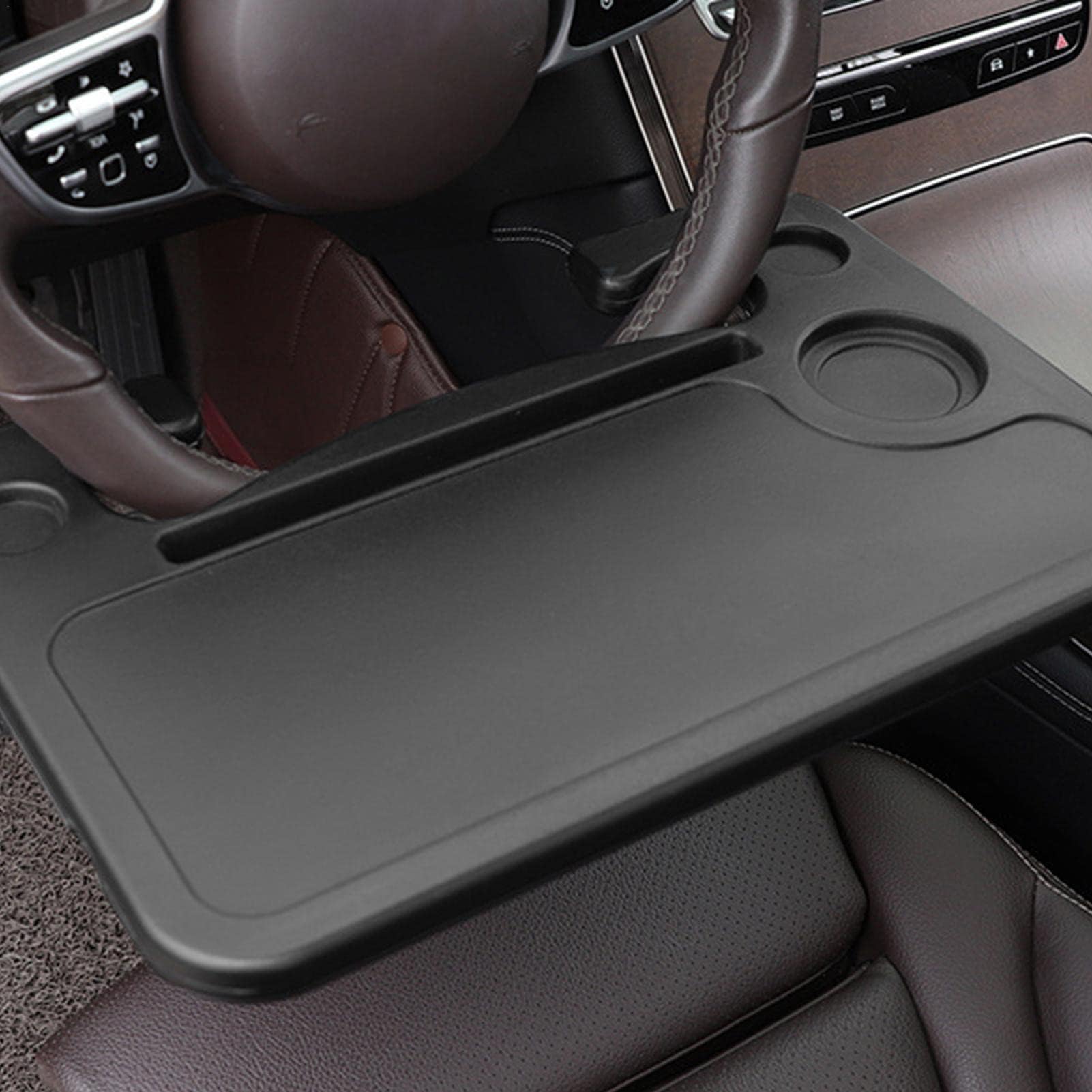 FGAITH Car Steering Wheel Tray for Kia Niro 2017-2023, Car Steering Wheel Desk Table for Food Eating, Laptop Table for Multipurpose Travel Car Accessories,A-BLACK