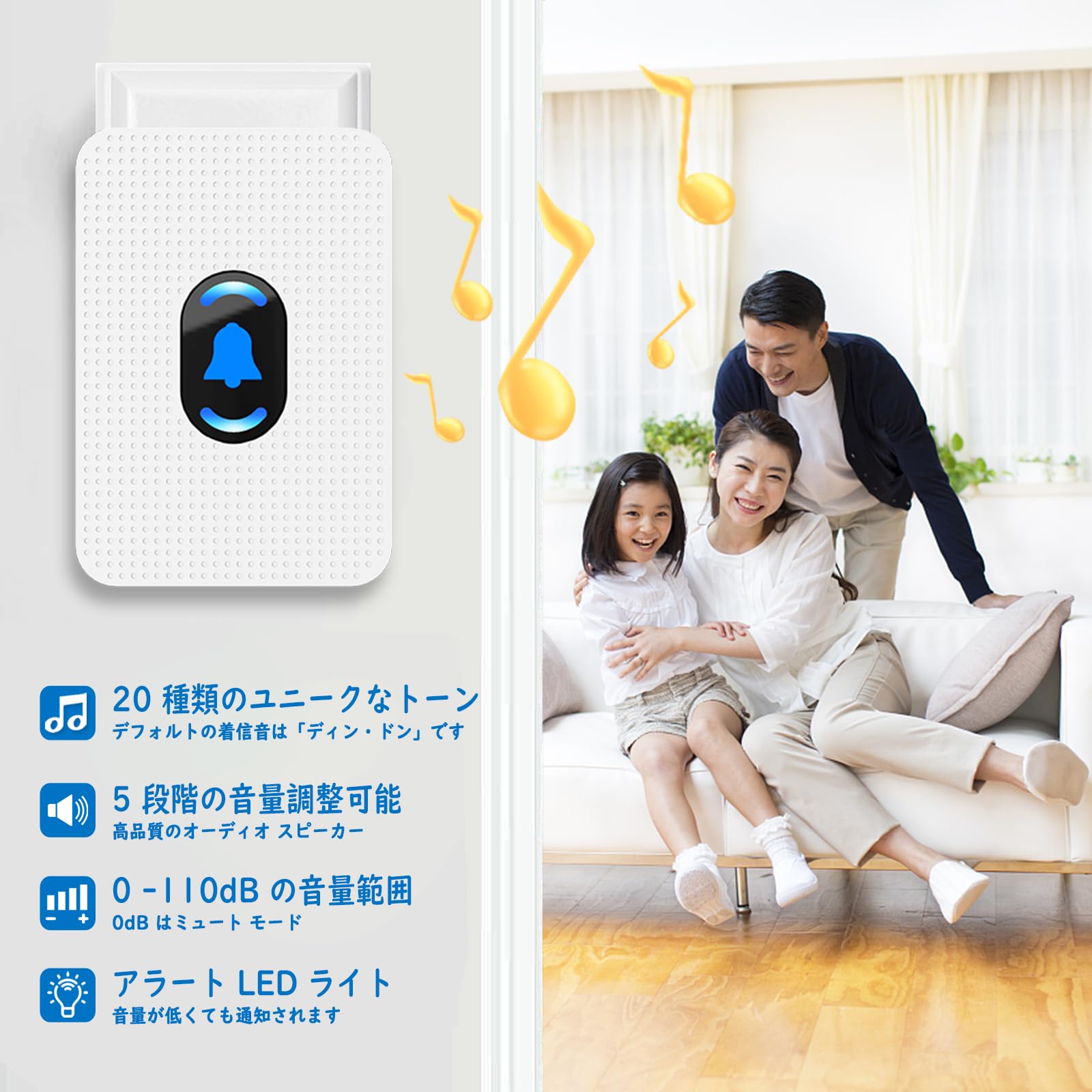 Amazon.co.jp: DAYTECH 呼び出しベル ワイヤレス 介護ベル ナース