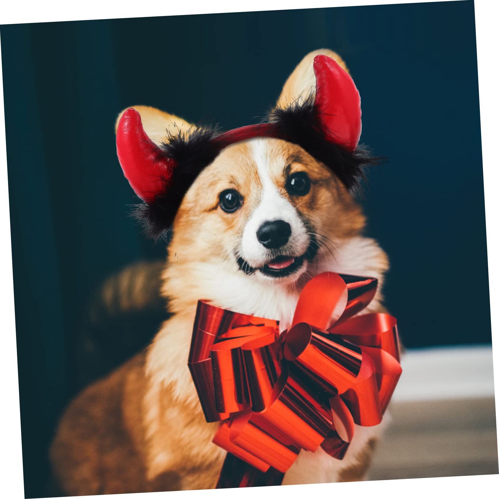 Garneck Puppy Headwear Decorative Dog Headband for Halloween Party Adorable Cosplay Accessory for Cats and Dogs Lightweight and Comfortable Pet Headdress for Pet Costumes and Celebrations