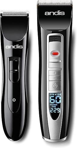 Andis 24615 Select Cut 5-Speed Combo Kit de corte de cabello para el hogar, negro