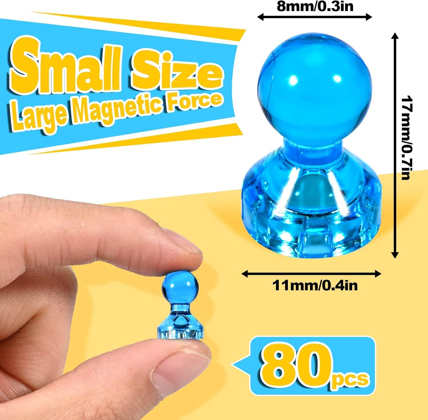 Aimants En Métal – Grand Aimant Pour Tableau Magnétique, Réfrigérateur