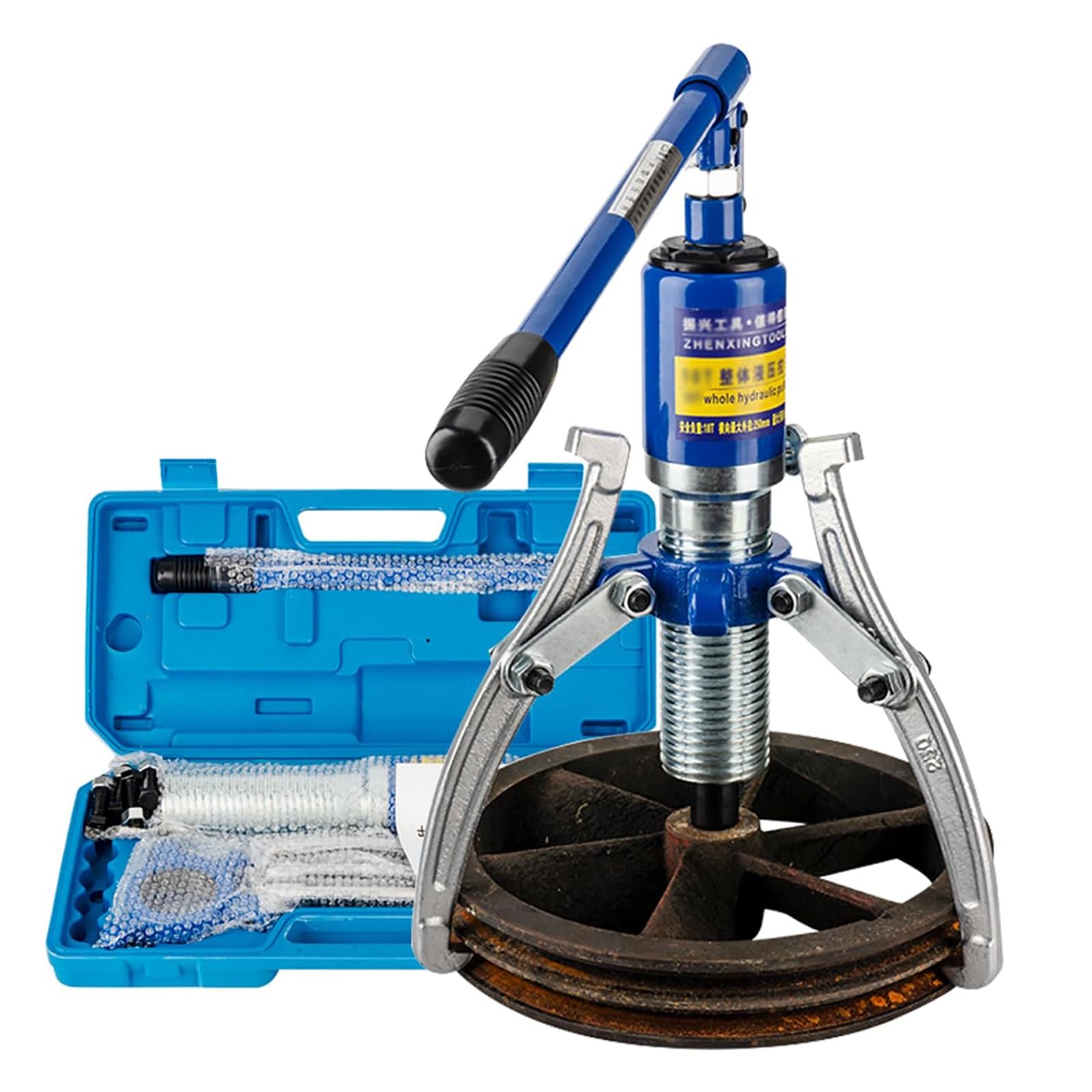 Ciągnik hydrauliczny, pionowy i poziomy, naprawa mechaniczna, z obudową, łożyskiem (20T)