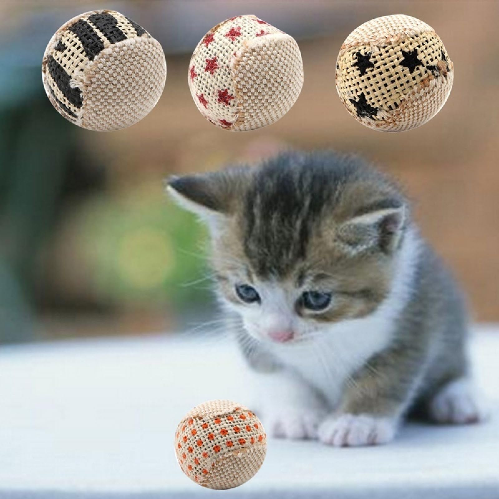 Juguetes para Gatos, Juguetes interactivos for Gatos, Juguetes for Masticar, sonajeros, rascadores, Pelotas de Ejercicio for, 8 Unidades