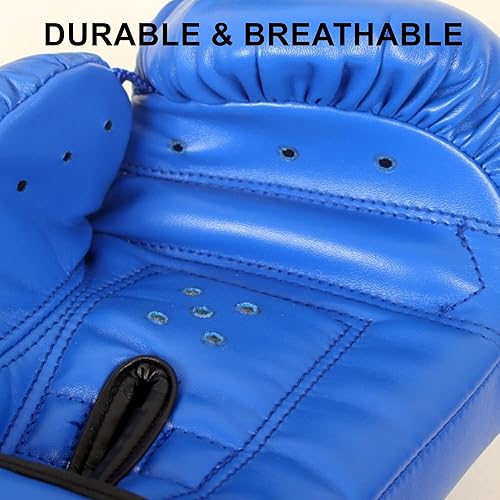 Miniatura 5 de Guantes de boxeo para adolescentes y adultos, guantes de boxeo con gradientes, 8 onzas y 10 onzas, guantes de boxeo para adolescentes y niños para