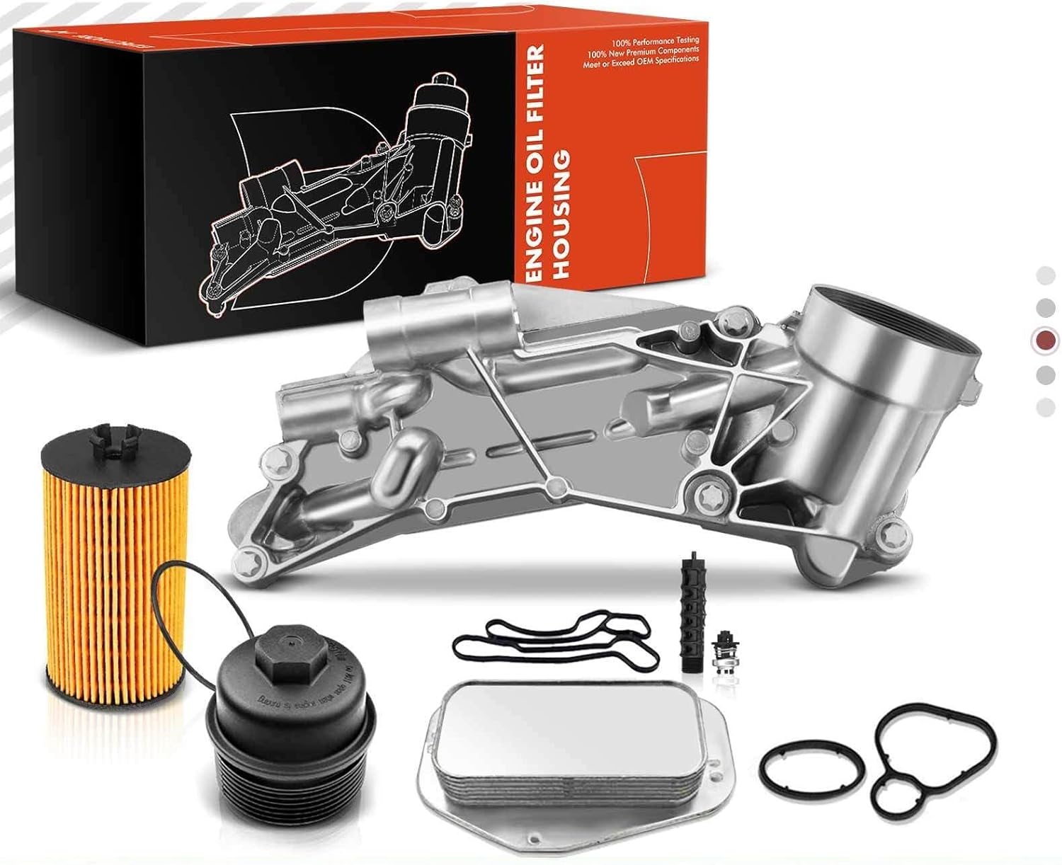 Replacement Parts for Engine Oil Cooler w/Filter Assembly for Chevy Cruze Aveo Saturn Buick Pontiac Mod-AP88P-124952