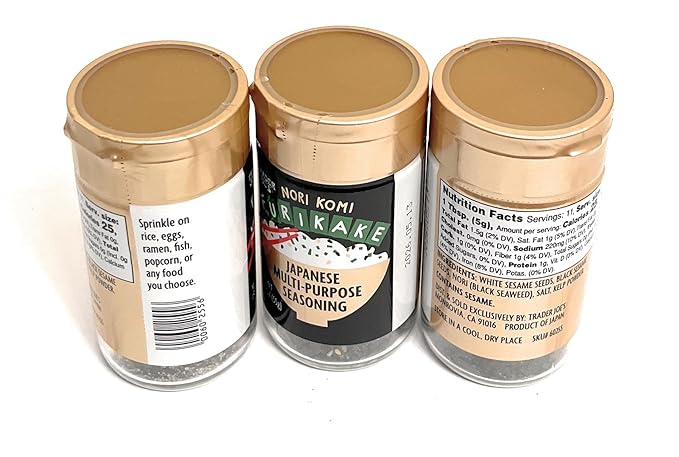 Nori Komi Furikake Condimento Japonés Multipropósito 3 Pack 1.95 OZ miniatura 3