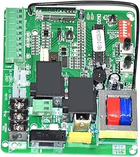 Electric Gate Opener 370W to 1000W Sliding Gate Opener Motor Control Board Electronic Card Controller with Optional Remote Control for Heavy Driveway Slide Gates (Color : Board 4 remotes, Size : One