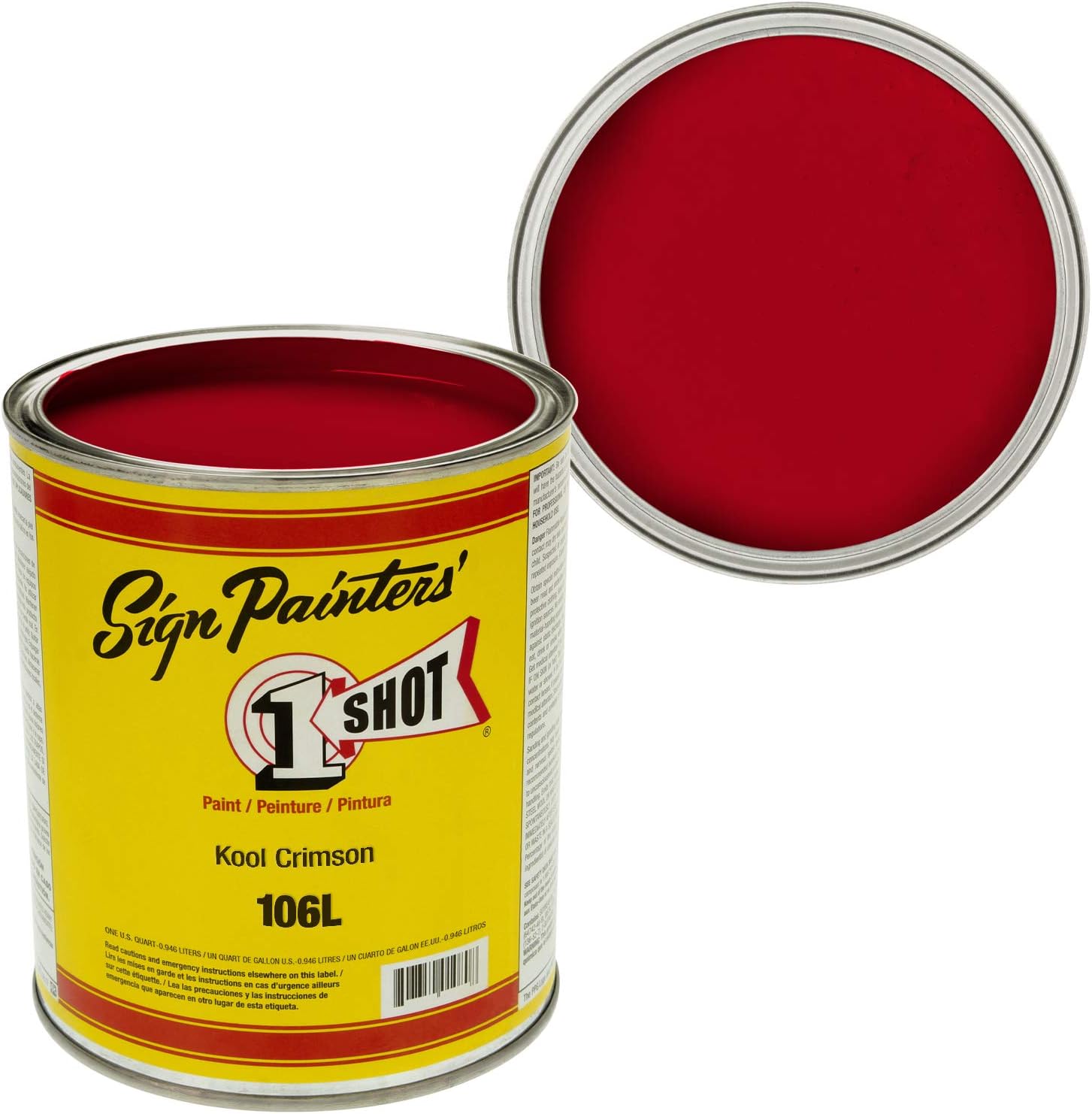 Amazon.com: 1 Shot Lettering Kool Crimson Pinstriping Lettering Enamel ...