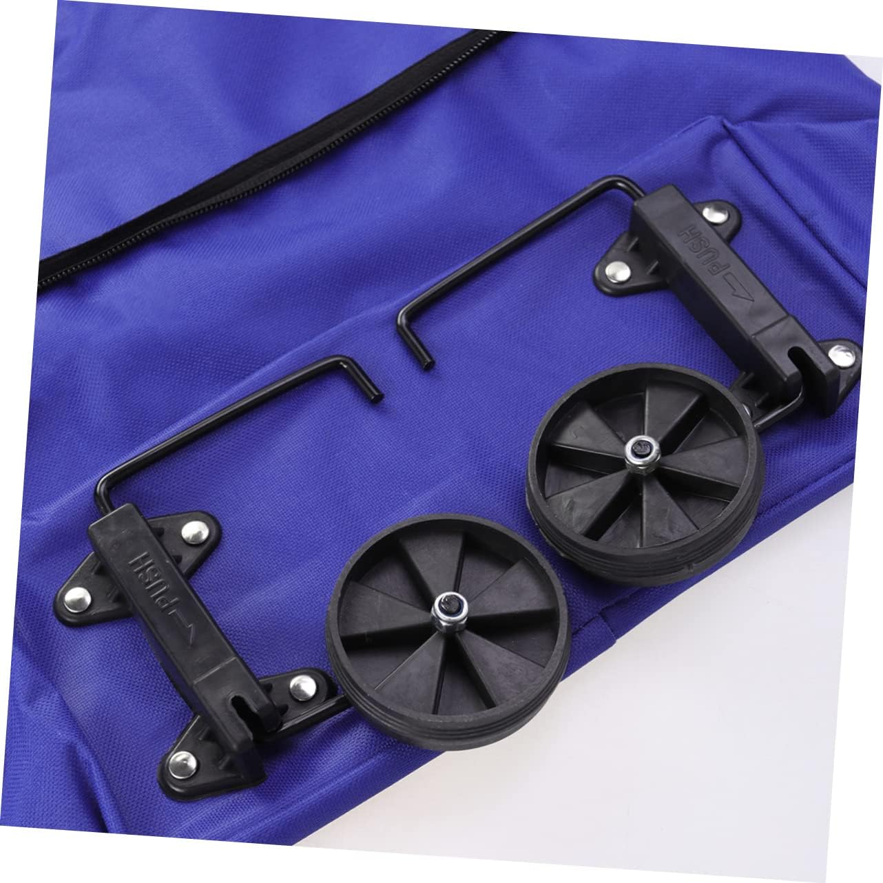 Lightweight Collapsible Tug Bag Wheel Shopping Cart Portable Luggage Organizer for Women Men Teens Elderly Gym Travel Camping