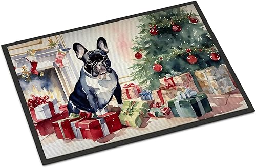 Miniatura 7 de Caroline's Treasures DAC2753MAT Siberian Husky Cozy Christmas Doormat Front Door Mat Indoor Outdoor Rugs for Entryway, Non Slip Washable Low Pile,