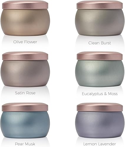 Miniatura 2 de COCORRÍNA Juego de velas perfumadas  Paquete de 6 velas de aromaterapia de 3.8 onzas, regalos para mujeres, hombres y amigos, juego de velas para