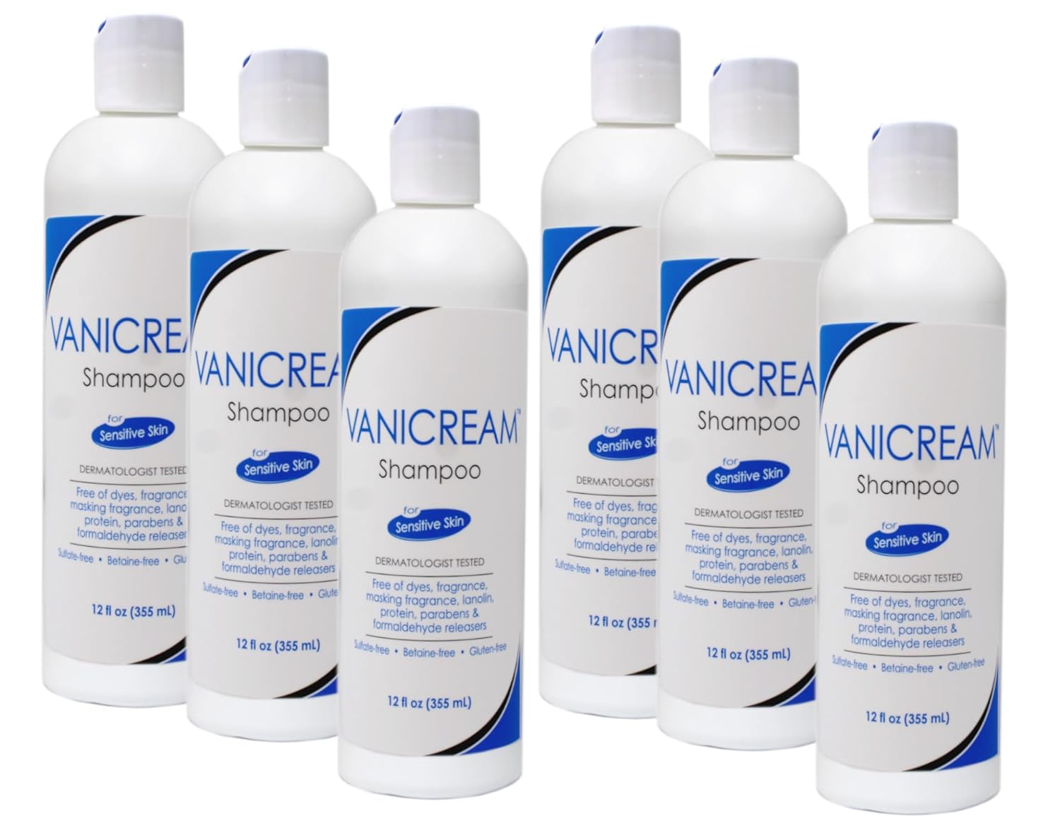 Vanicream Shampoo 12 oz (Pack of 6)