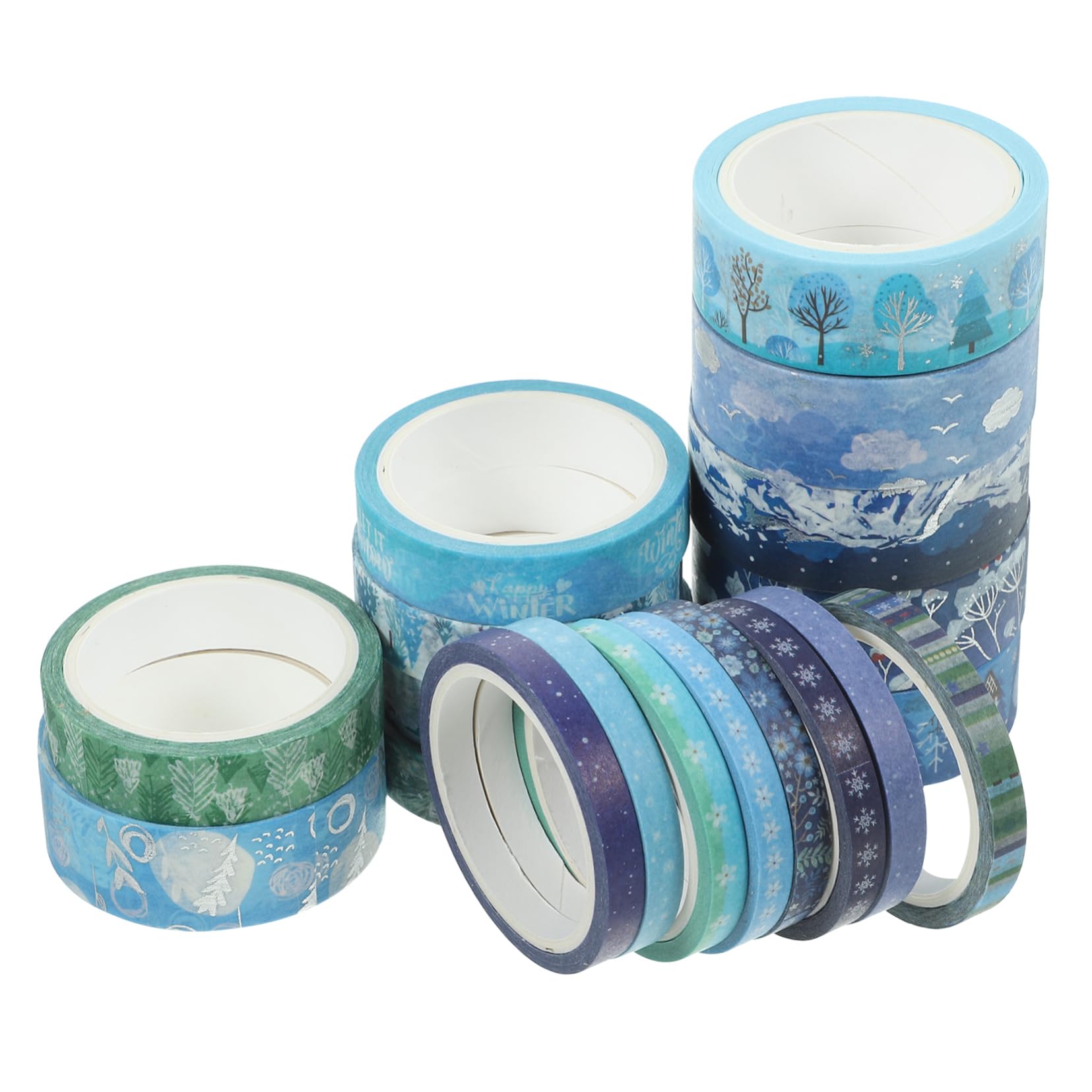 Operitacx Cinta Washi Decorativa Navideña De Adhesiva Para Manualidades Y Scrapbooking Navidad Para Y Álbumes 19 * 5