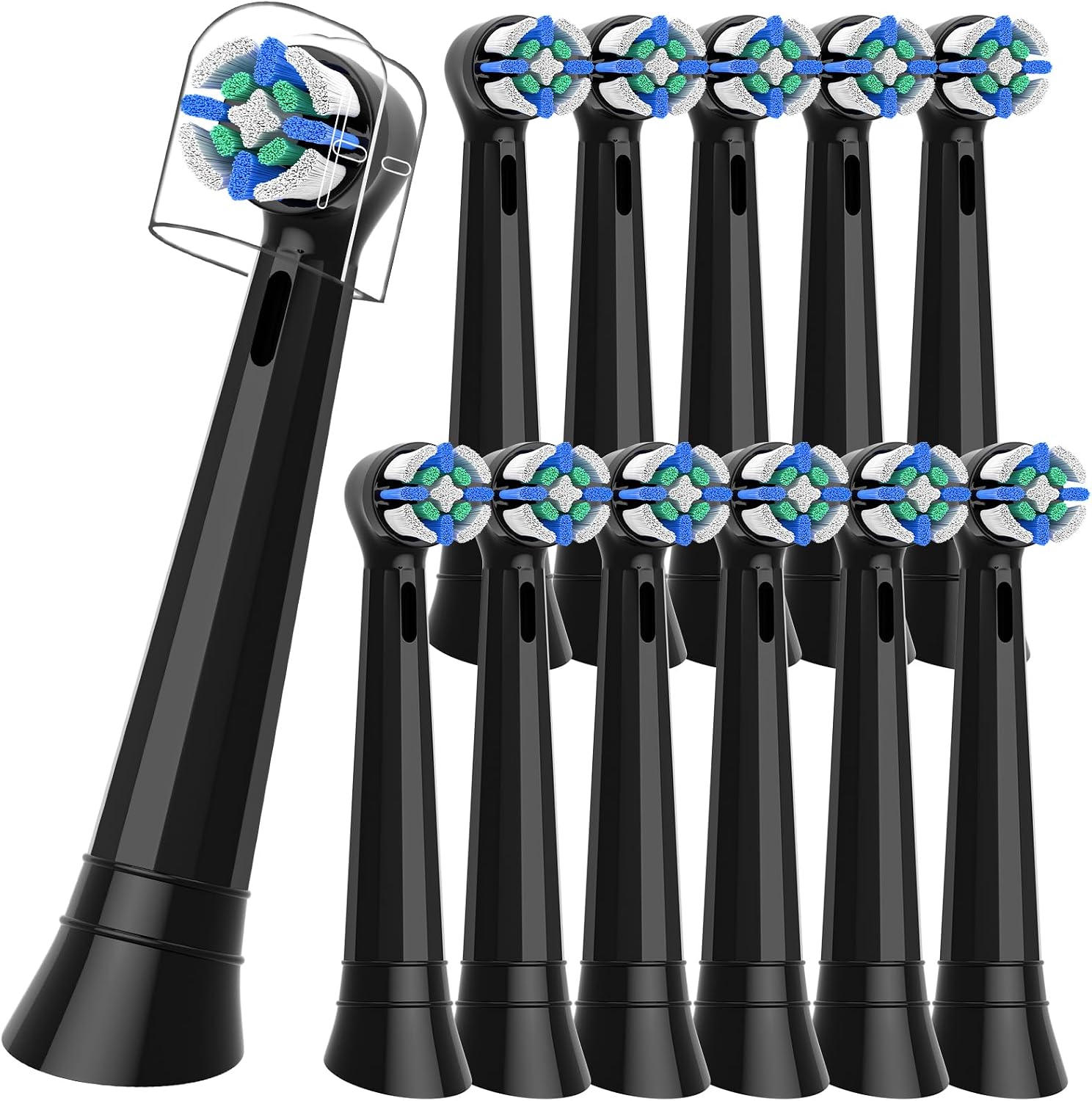 12 Pack Replacement Heads Compatible with Oral B iO