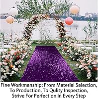 Vista 106 de ShinyBeauty Pasillo de Lentejuelas Negras Brillantes de 2 pies x 15 pies Alfombra Brillante para Bodas, Graduaciones, Fiestas, Alfombra Negra