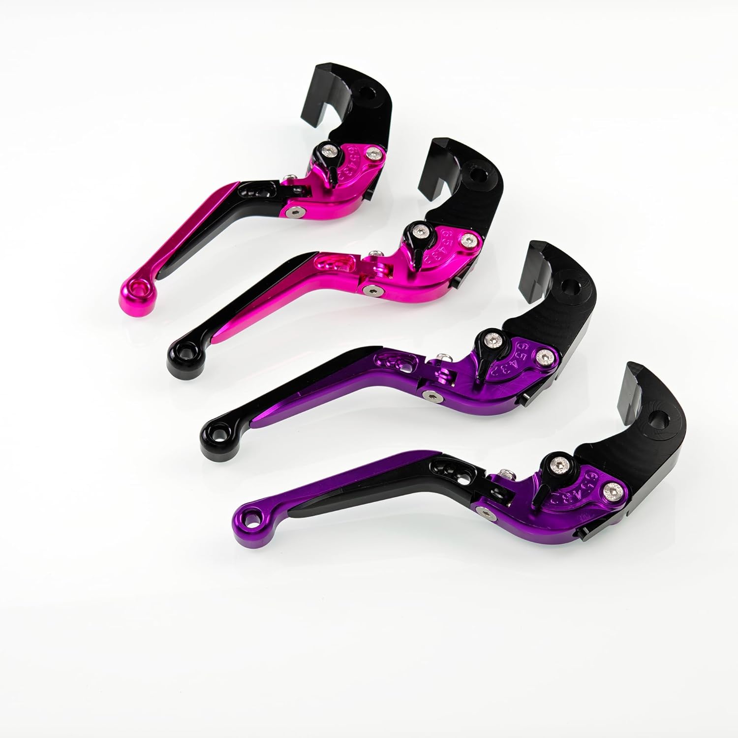 Generic Motorcycle Folding Extendable Brake Clutch Levers Replacement for SUZUKI GSX-S1000/F/S/ABS 2015-2020 | GSXR1000 2009-2024 | GSXR 600/750 2006-2024 | KATANA 2020 (BLACK `black), F35/V4A